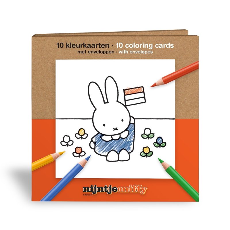 Kleurkaartenmapje nijntje Holland