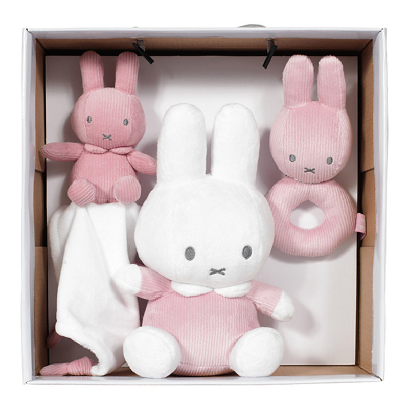 Gift set nijntje pink baby rib