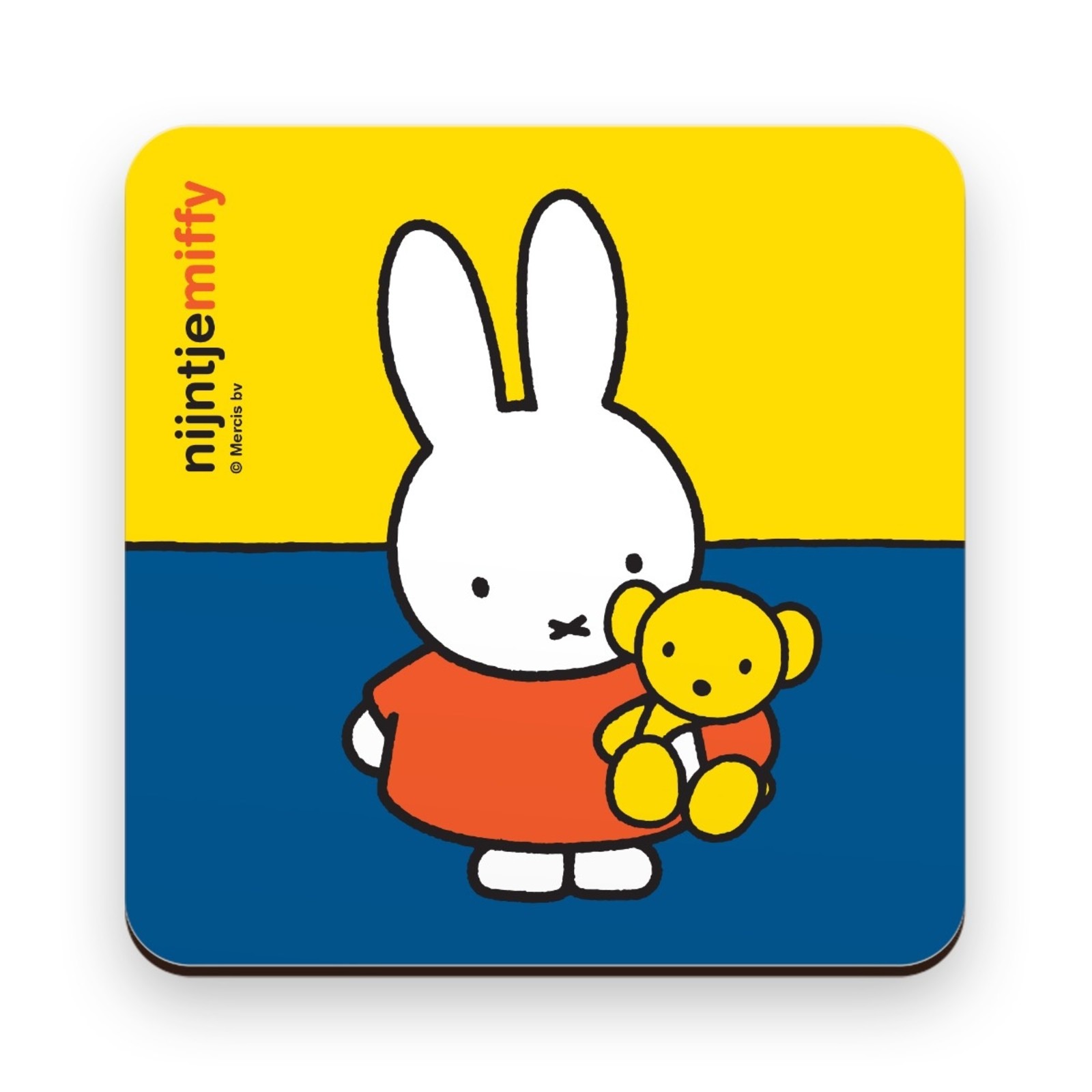 Coaster miffy with bear