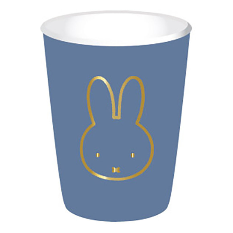 Party cups miffy baby blue 8 pieces
