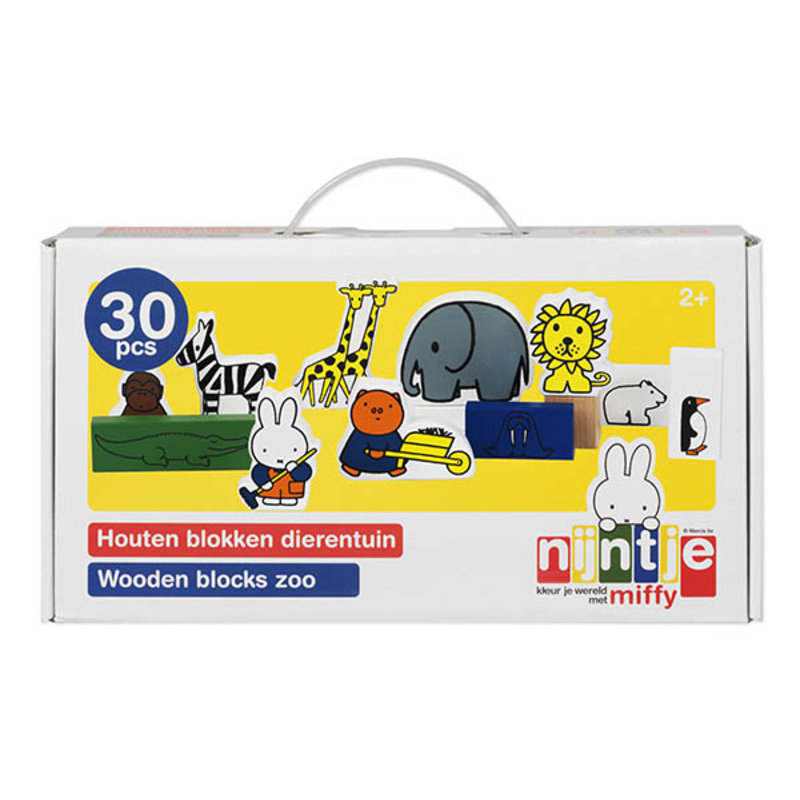 Miffy Wooden Blocks Zoo