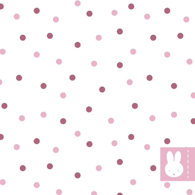 Servetten nijntje baby roze 25 x 25 cm 20 stuks