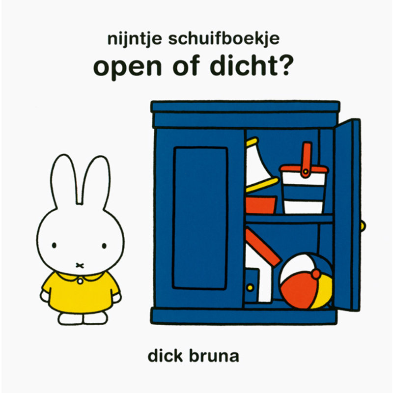 nijntje schuifboekje open of dicht? (miffy slide book open or closed)