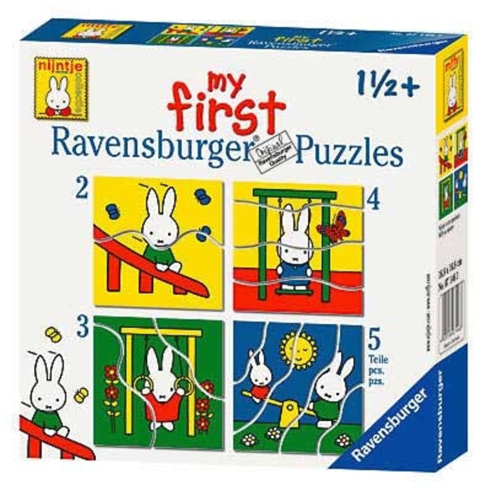 Puzzel nijntje 4 in 1 speeltuin