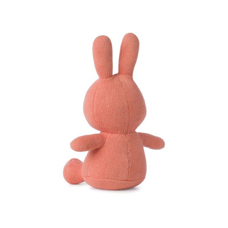 Miffy Sitting Organic Cotton Peachy Pink 23cm 9''