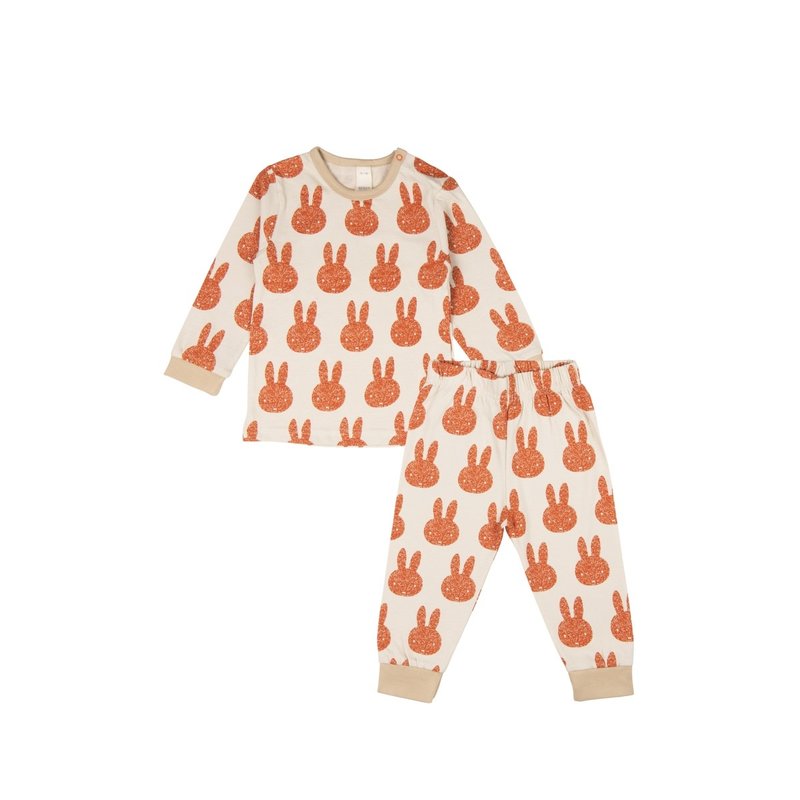 Pyjama allover sunset-sand maat 86/92