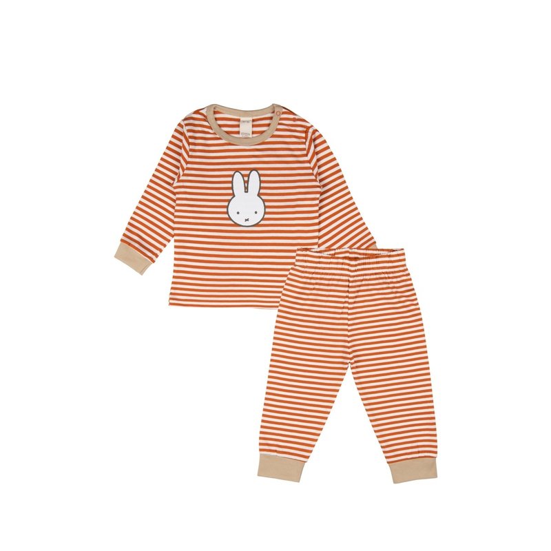 Pyjama stripe sunset-sand size 74/80 (6-12 months)