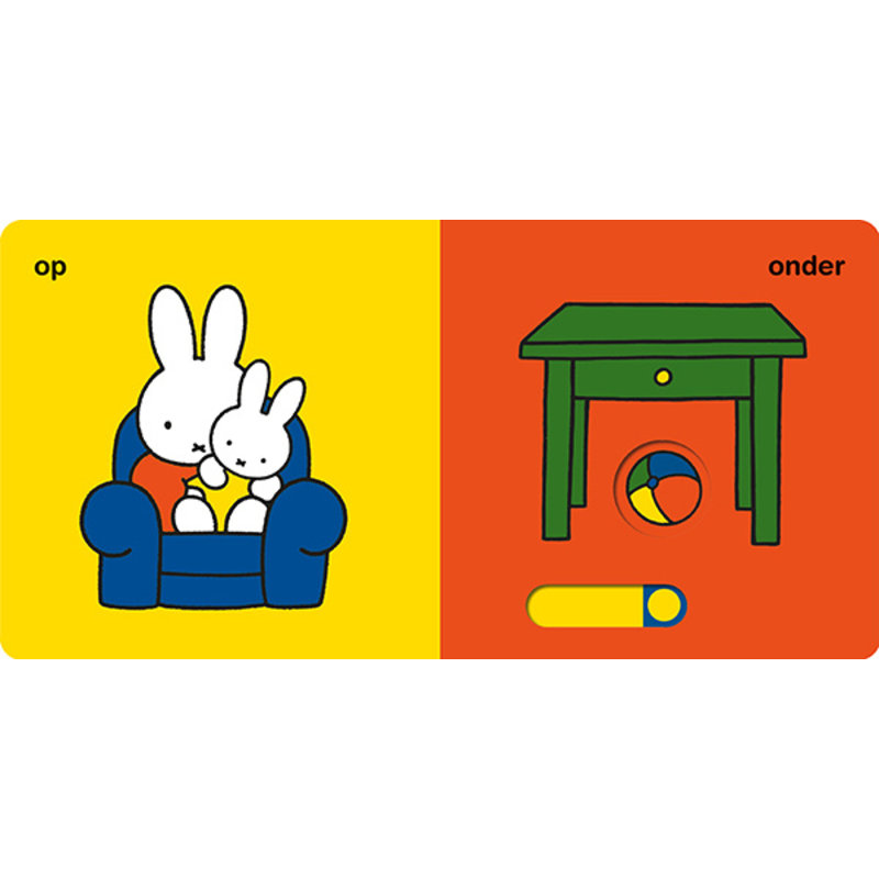 nijntje schuifjesboek boven of beneden? (miffy slide book above or below)