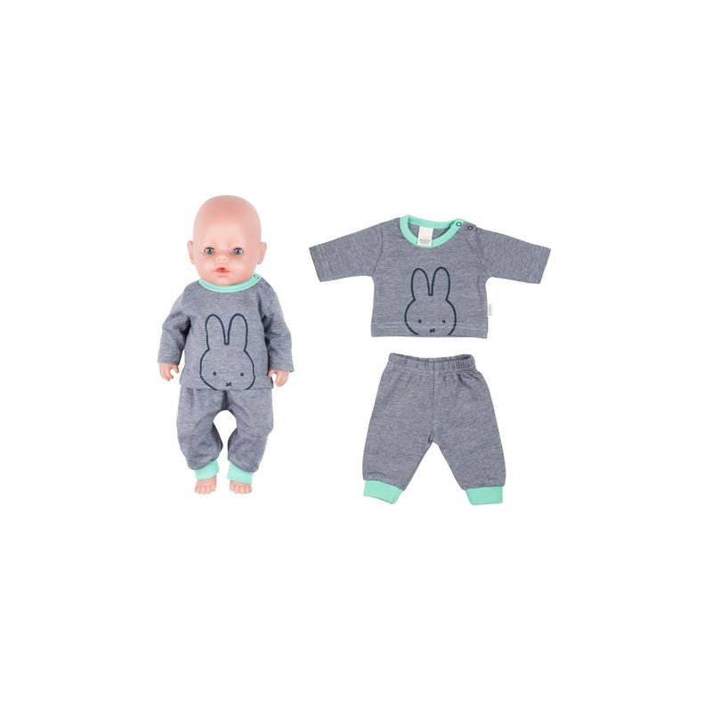 Doll's pajamas blue, 36-41 cm