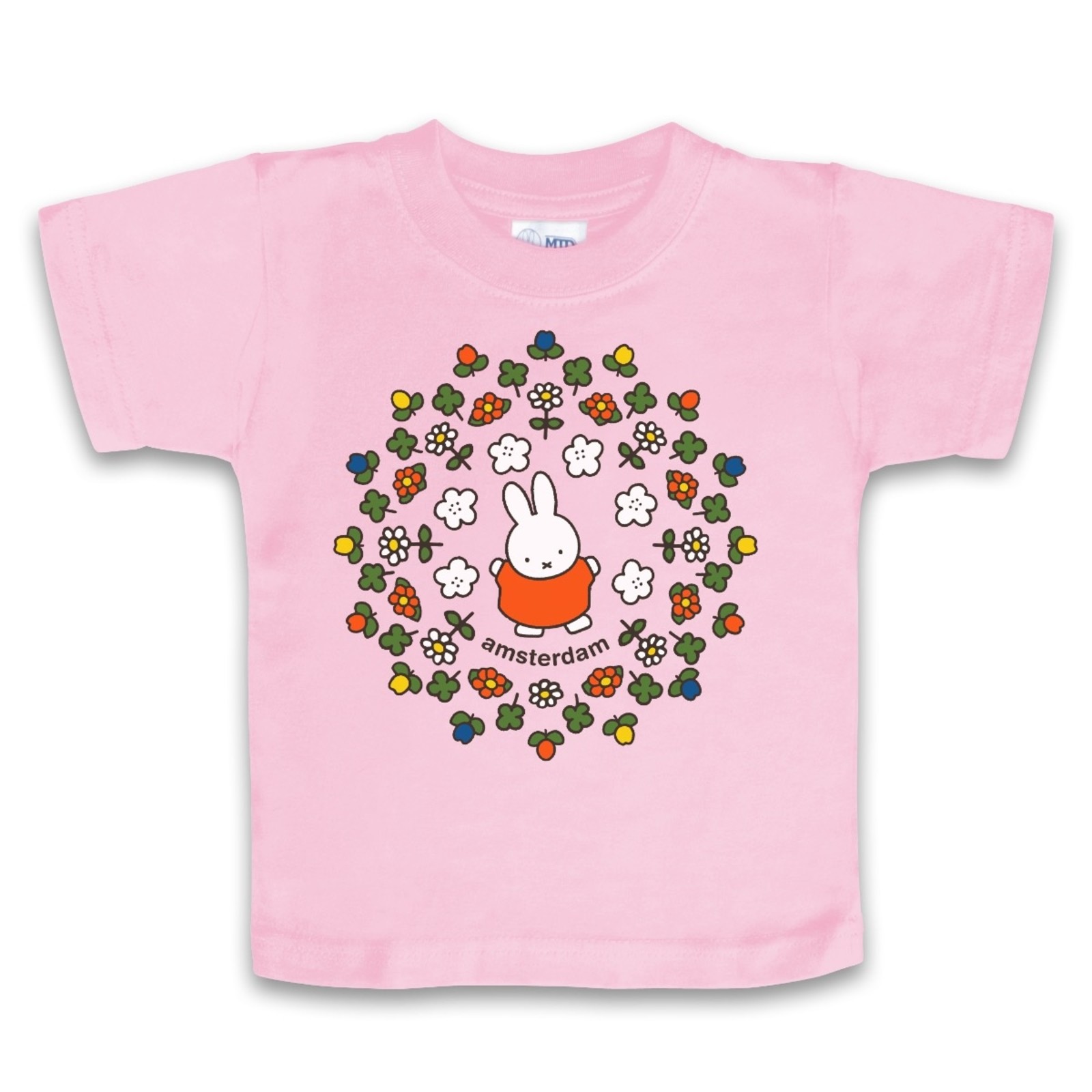 Miffy t-shirt - flowers Amsterdam - size 104 (4 years)