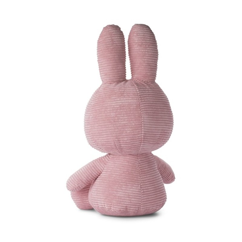 Miffy Sitting Corduroy Pink - 50 cm - 20"
