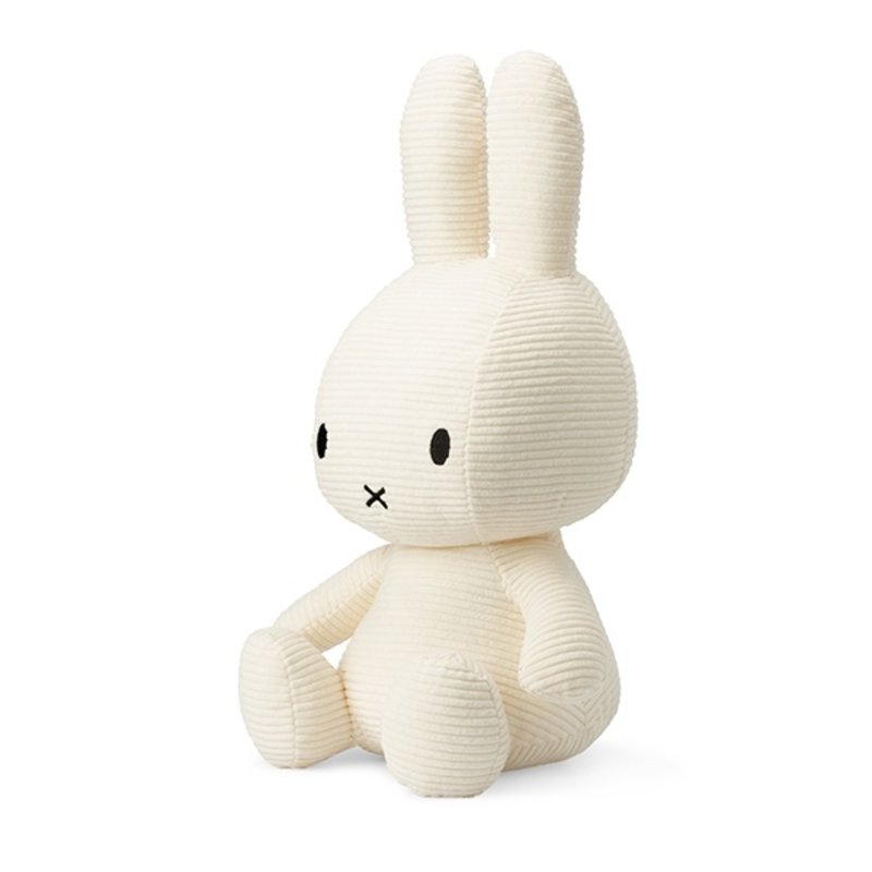 Miffy Sitting Corduroy Offwhite - 50 cm - 20"