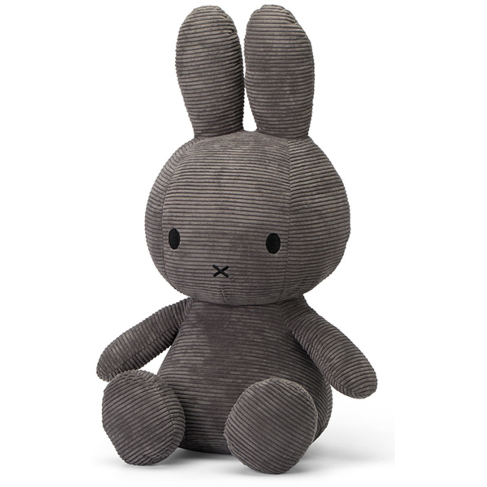 Miffy Sitting Corduroy Grey - 70 cm - 27.5"