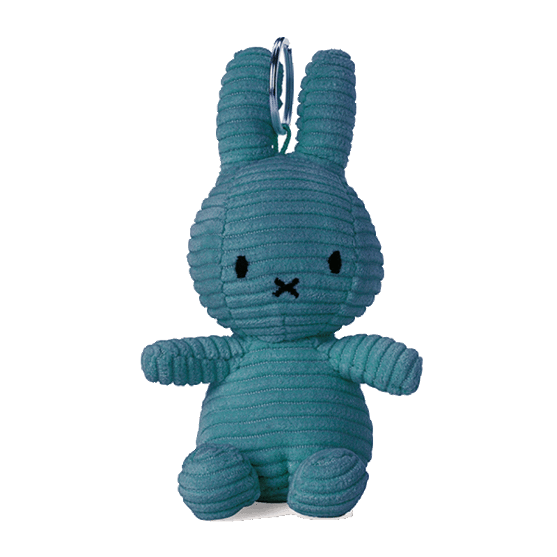 Miffy Keychain Corduroy Aviator Blue - 10 cm - 4"