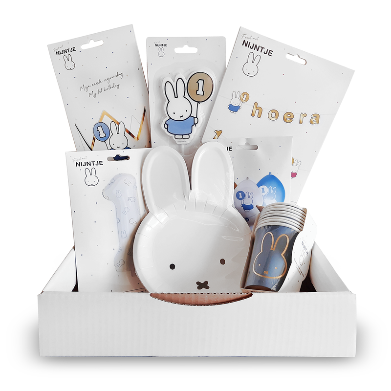 Haza first birthday package blue