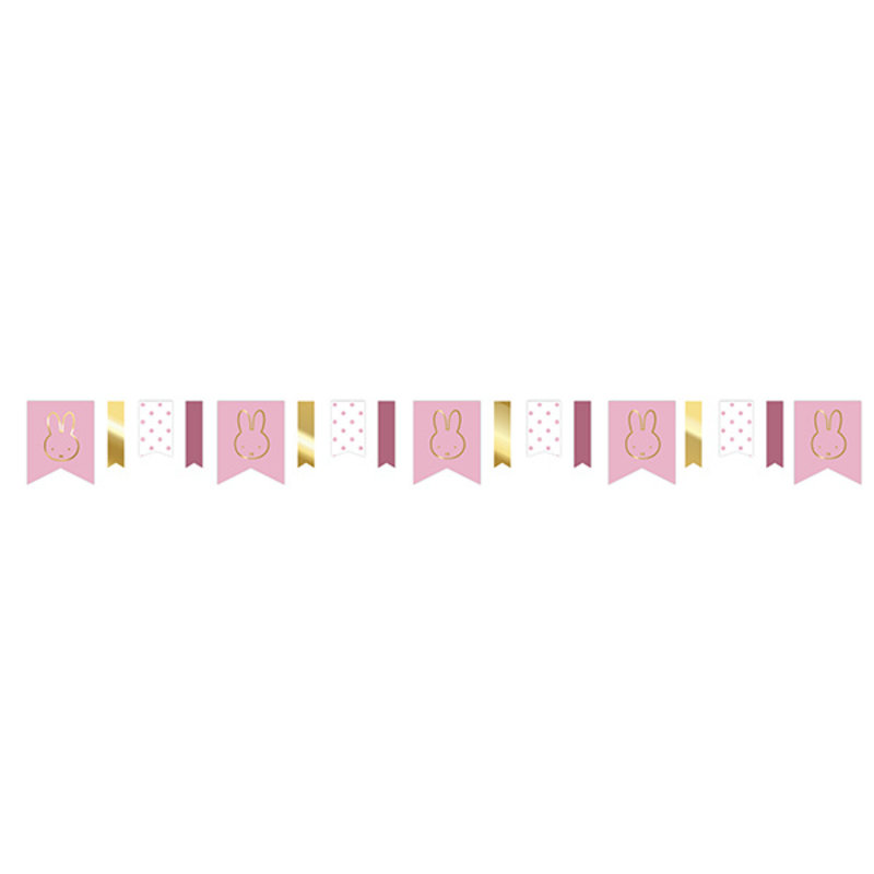 Girlande Miffy Babyrosa 4m