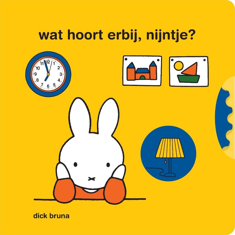 wat hoort erbij, nijntje? (What belongs here, miffy?)