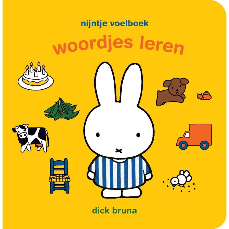 nijntje voelboek, woordjes leren