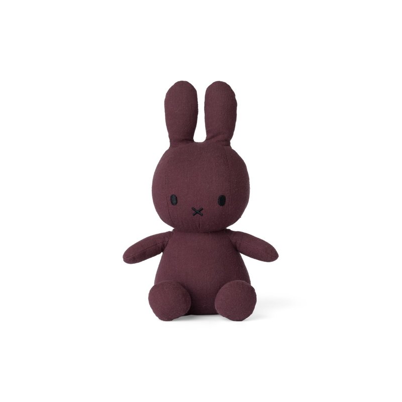 Nijntje Sitting Mousseline Aubergine – 23 cm – 9"
