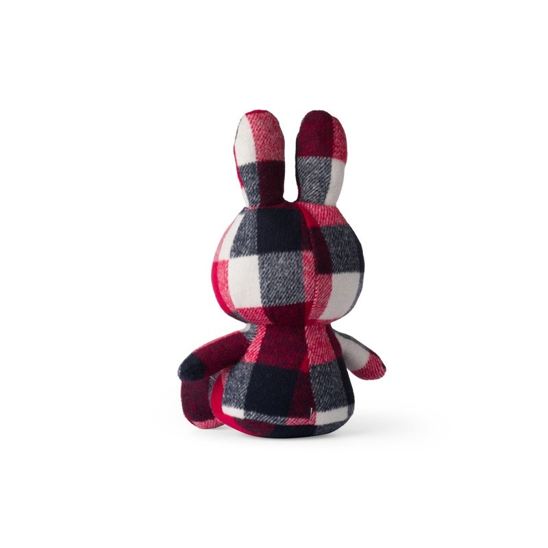 Miffy Sitting Check Red/Blue 33 cm 13"