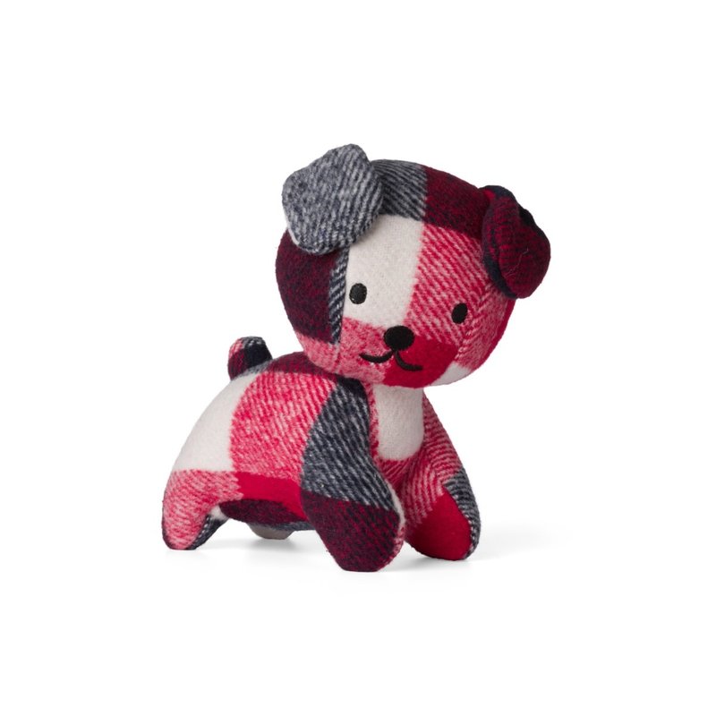 Snuffy Check Red / Blue 21 cm 8"