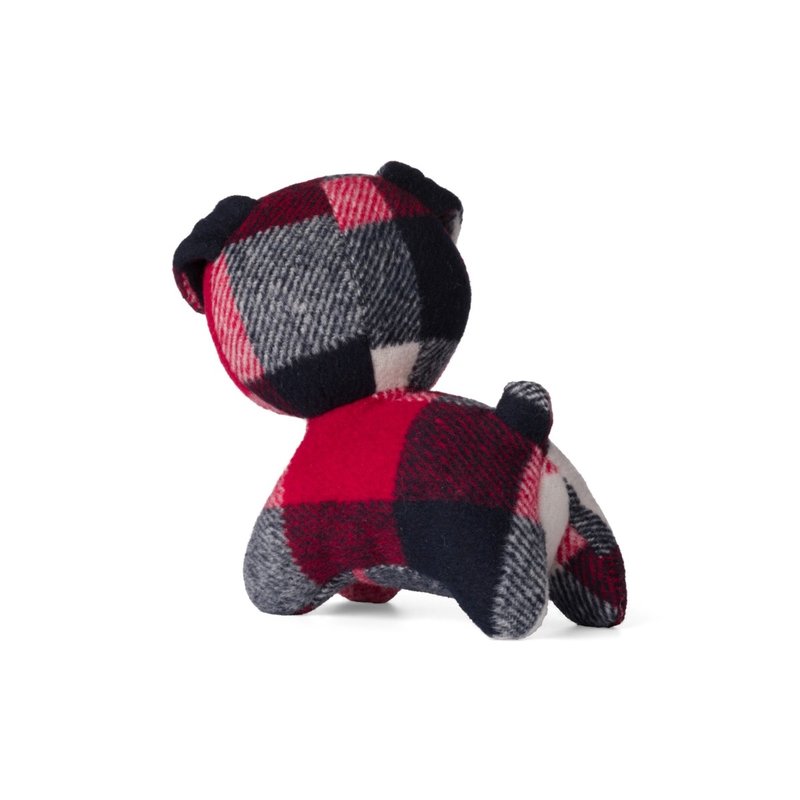 Snuffy Check Red / Blue 21 cm 8"