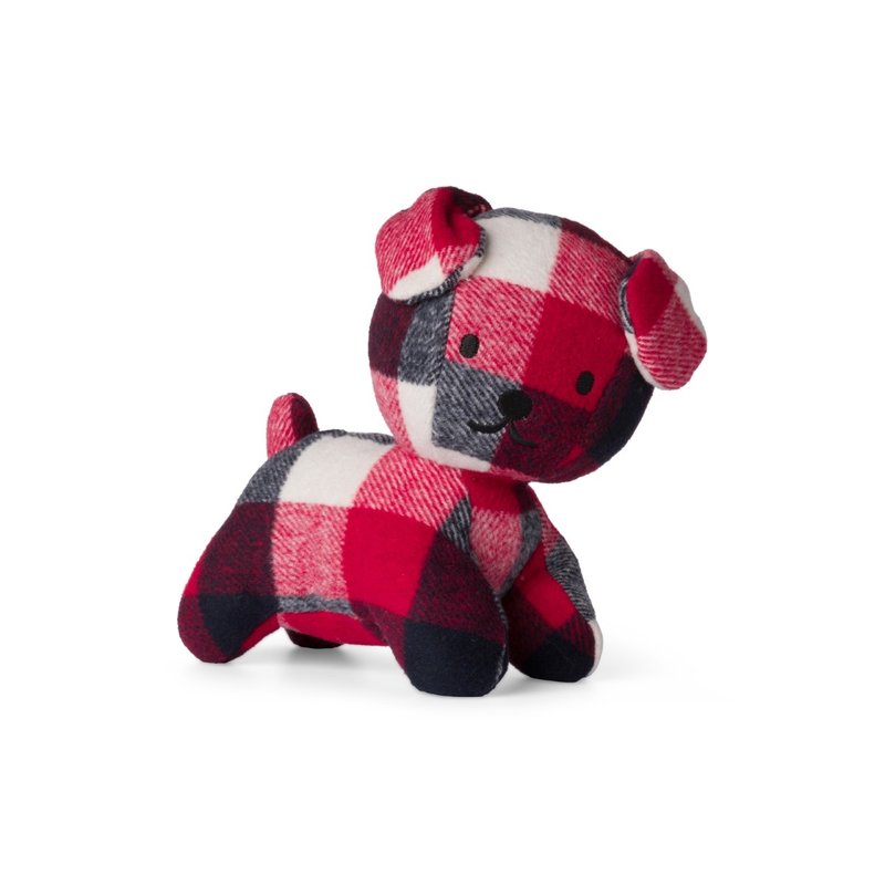 Snuffy Check Red / Blue 30 cm 12"