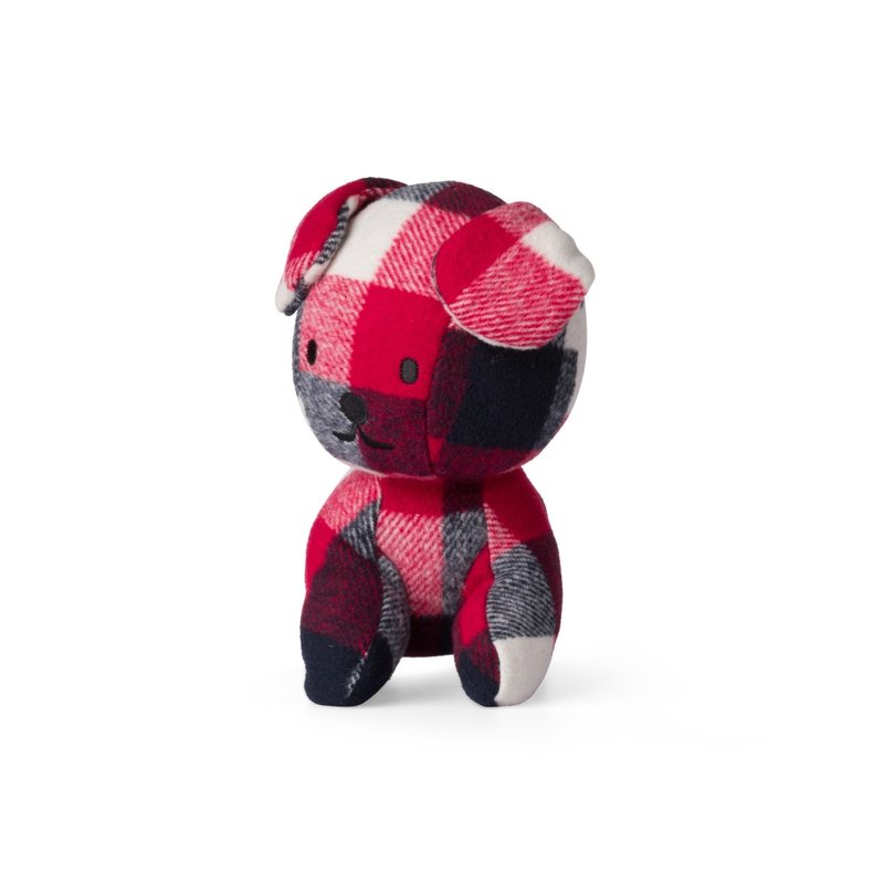 Snuffy Check Red / Blue 30 cm 12"