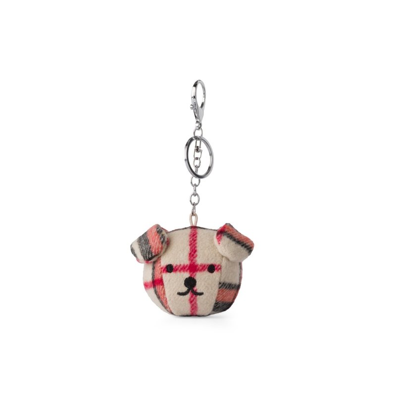 Snuffy Bag Hanger Checkered Red/Cream - 10 cm - 4"