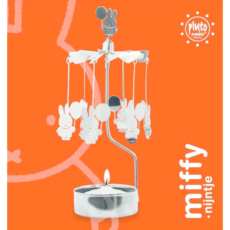 Rotary candle holder miffy balloon