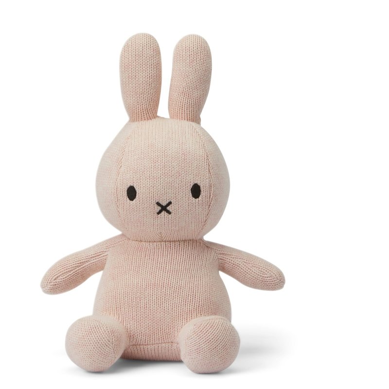 Miffy Sitting Organic Cotton Soft Pink - 23 cm - 9''