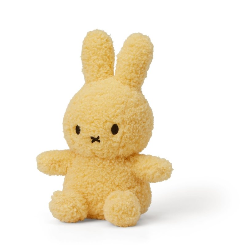 Miffy Sitting Teddy Yellow - 23 cm - 9'' - 100% recycled