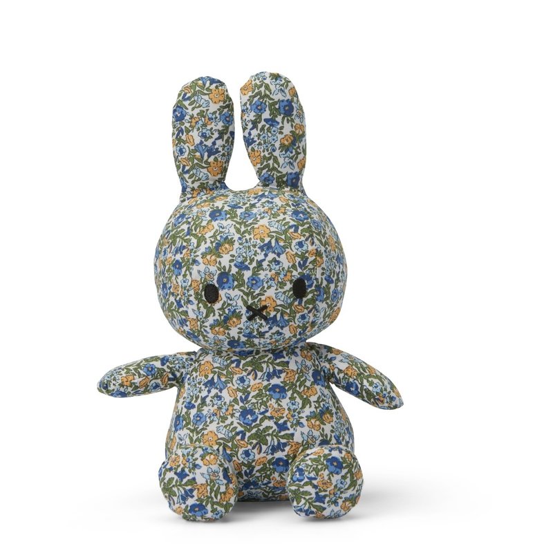 Miffy Sitting Ditsy Flower Green - 23 cm - 9''