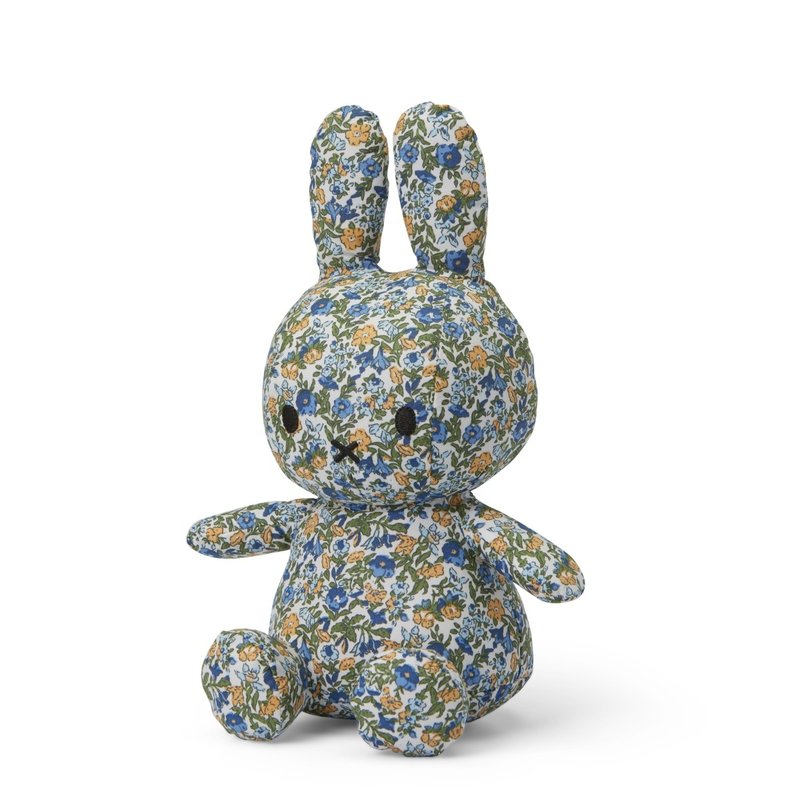 Miffy Sitting Ditsy Flower Green - 23 cm - 9''