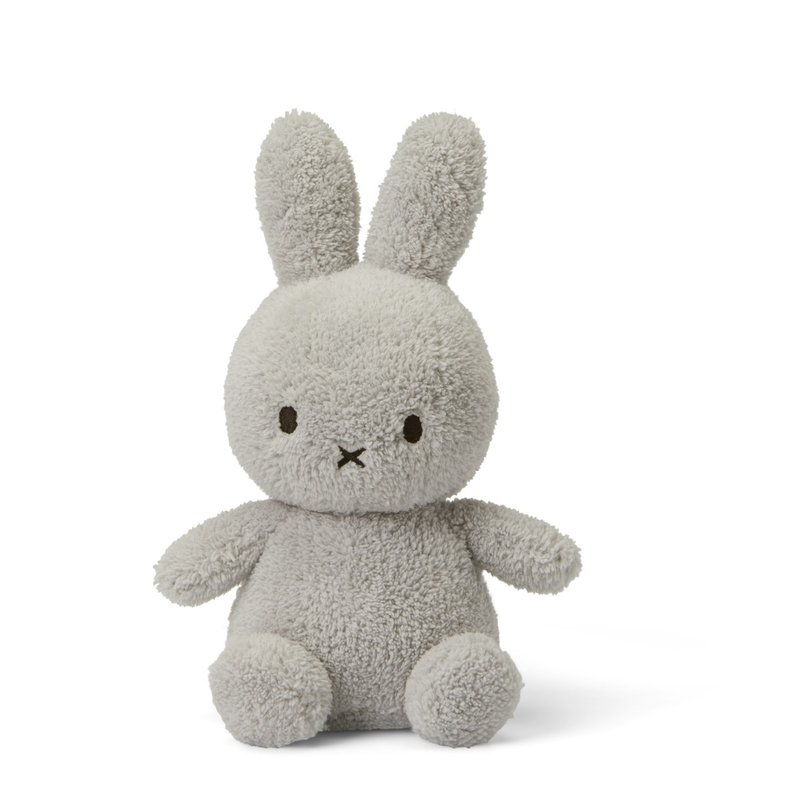 Miffy Sitting Terry Light Grey - 23 cm - 9''