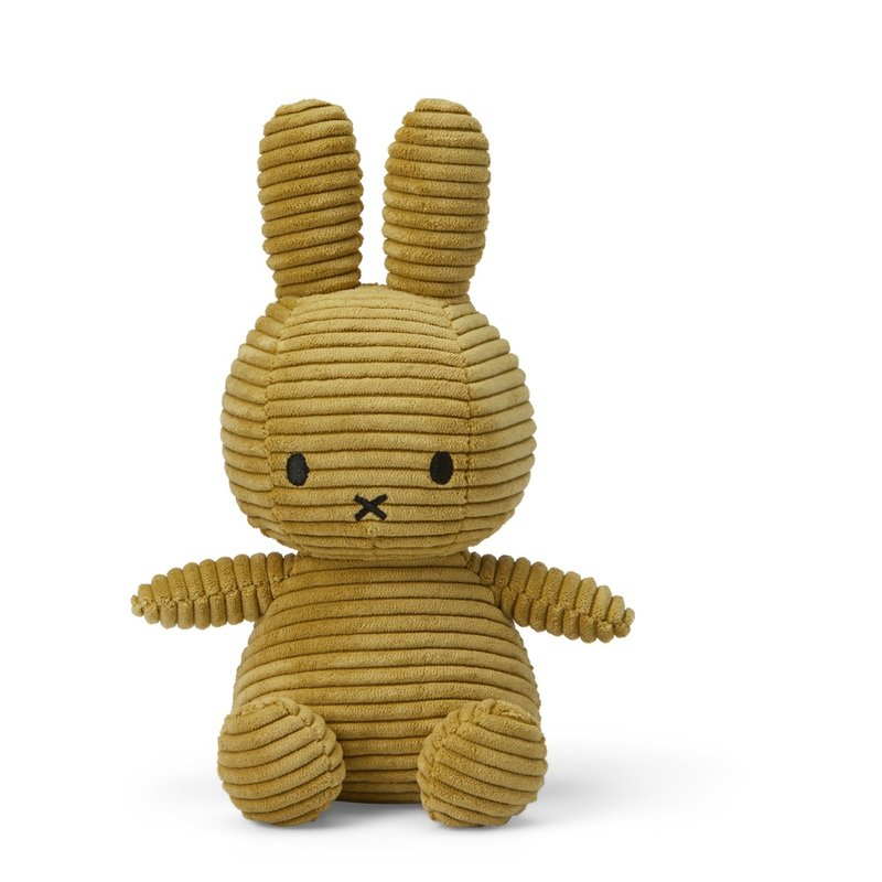 Miffy Sitting Corduroy Gold Green - 23 cm - 9''