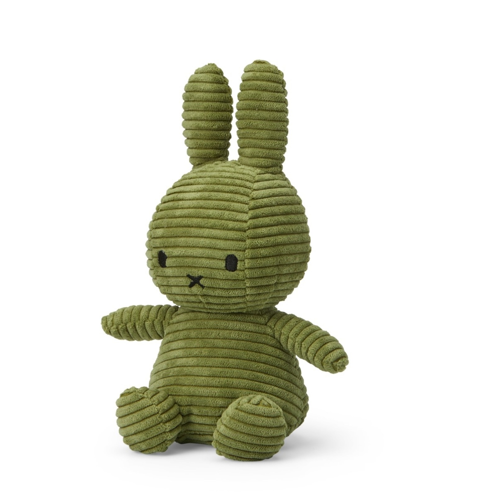 Miffy Sitting Corduroy Olive Green - 23 cm - 9''