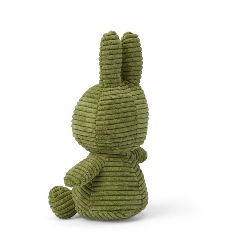 Miffy Sitting Corduroy Olive Green - 23 cm - 9''