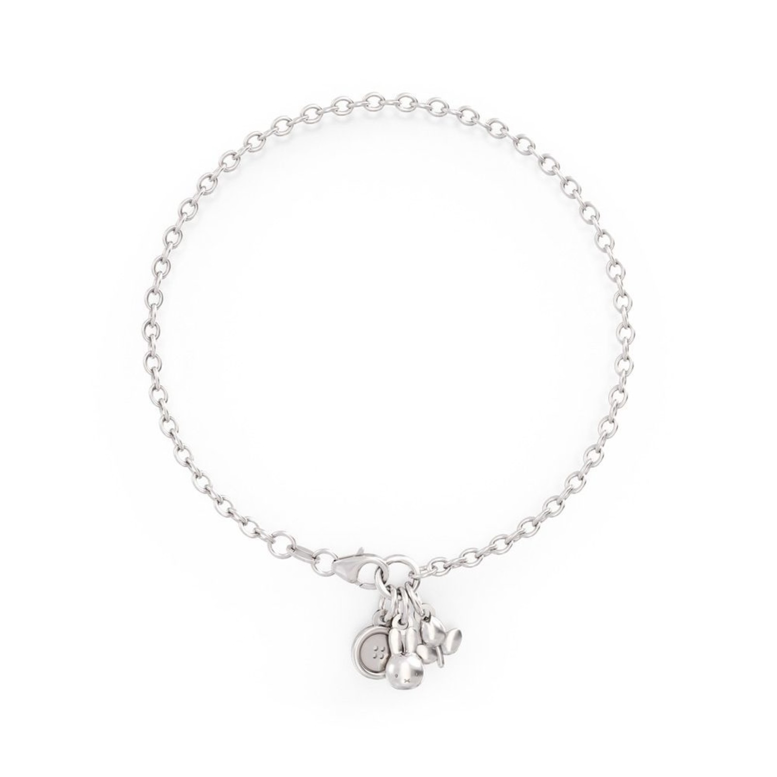 Deter opening galop Silver triple charm bracelet - De winkel van nijntje