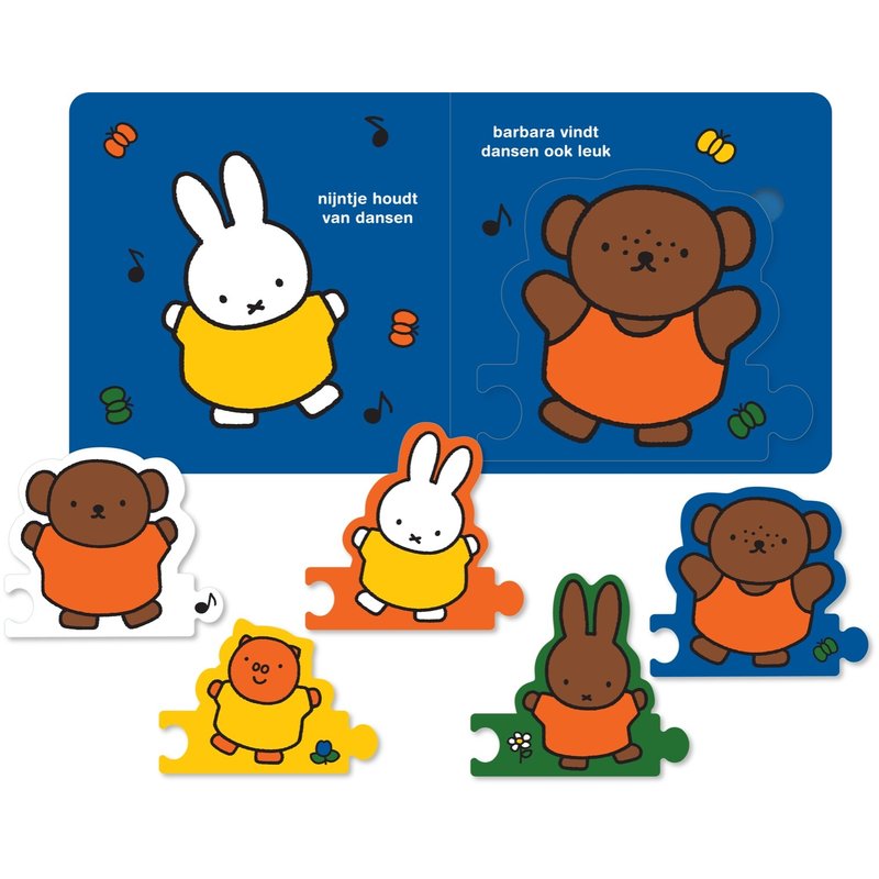 puzzle book, dance with miffy