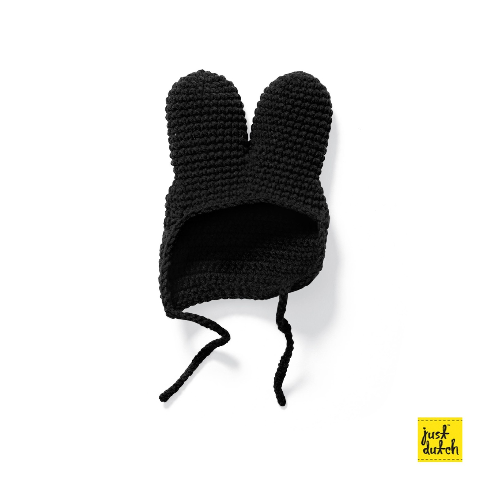 JUDPROMO zwarte muts handmade