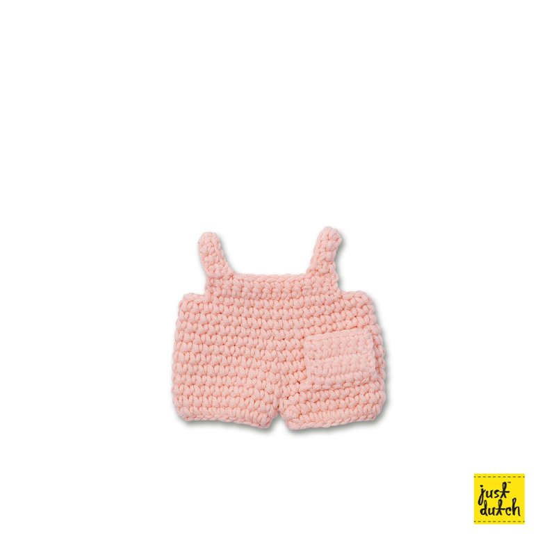 pastel roze overall handmade