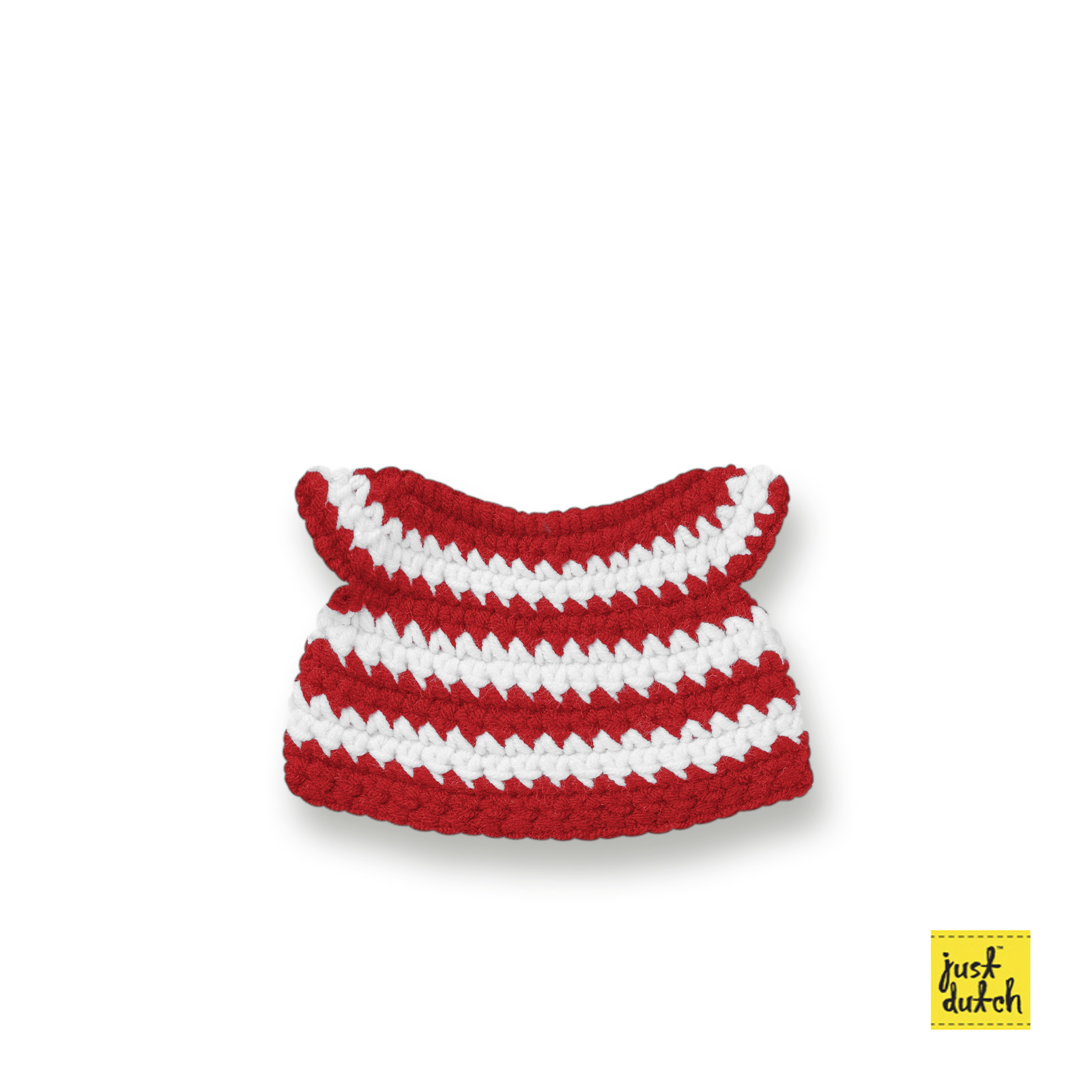 JUDPROMO Red striped dress handmade