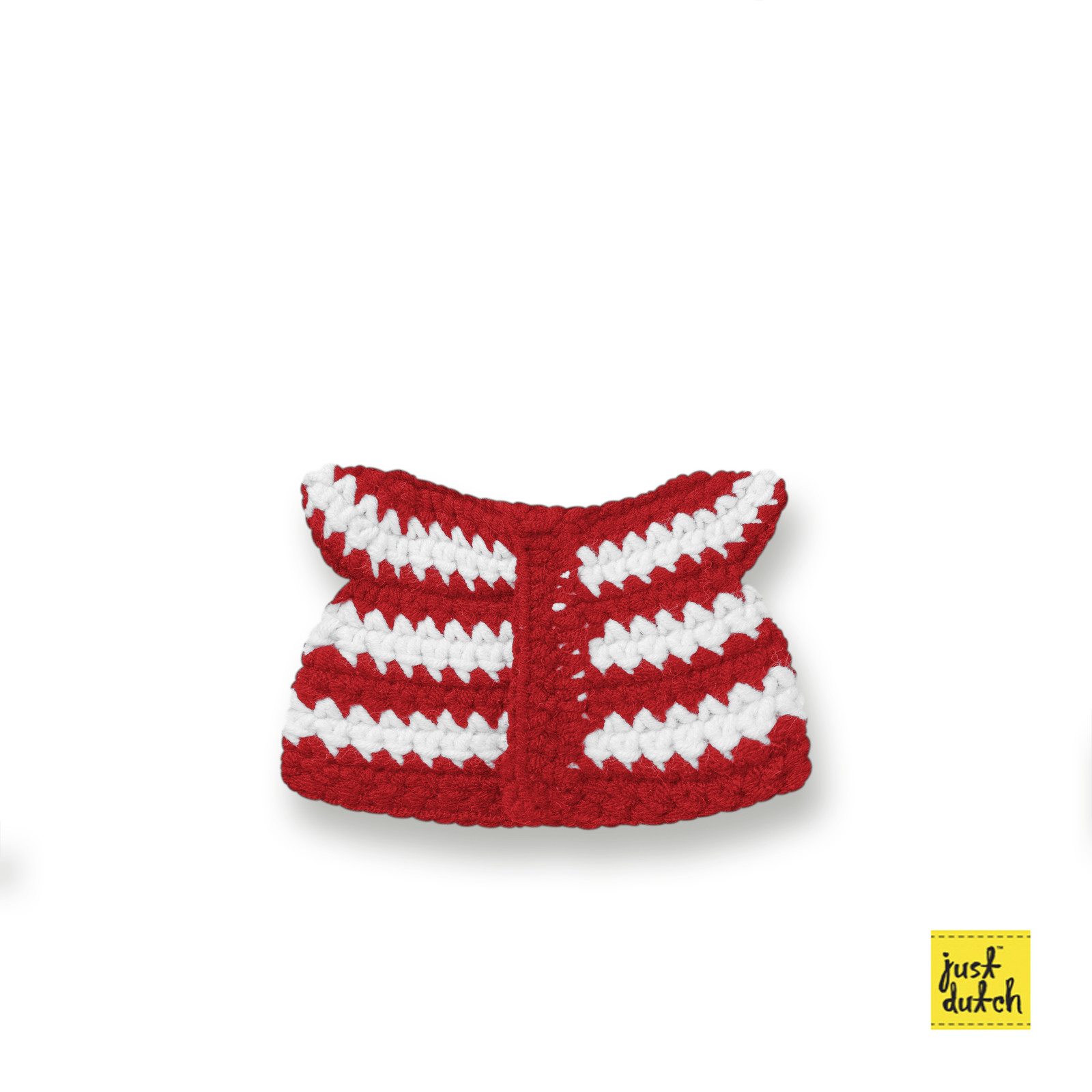 JUDPROMO Red striped dress handmade