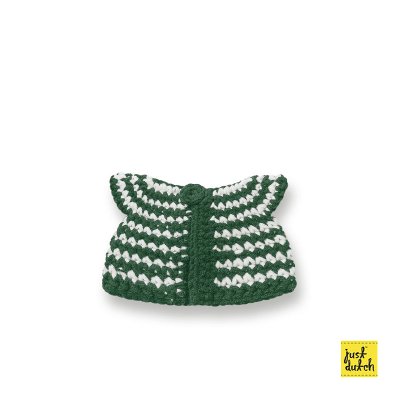 groene streepjesjurk handmade