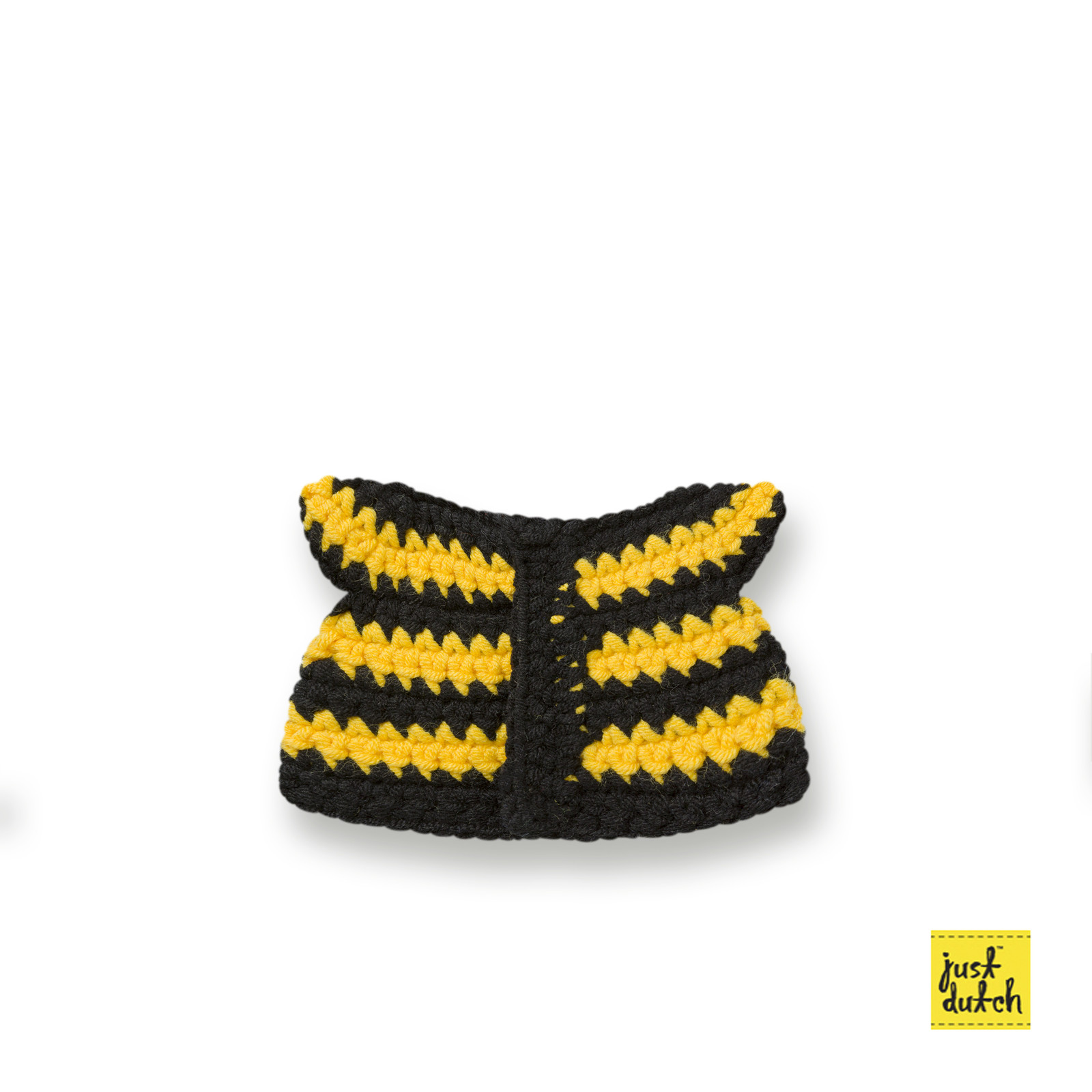 gestreepte bijenjurk handmade