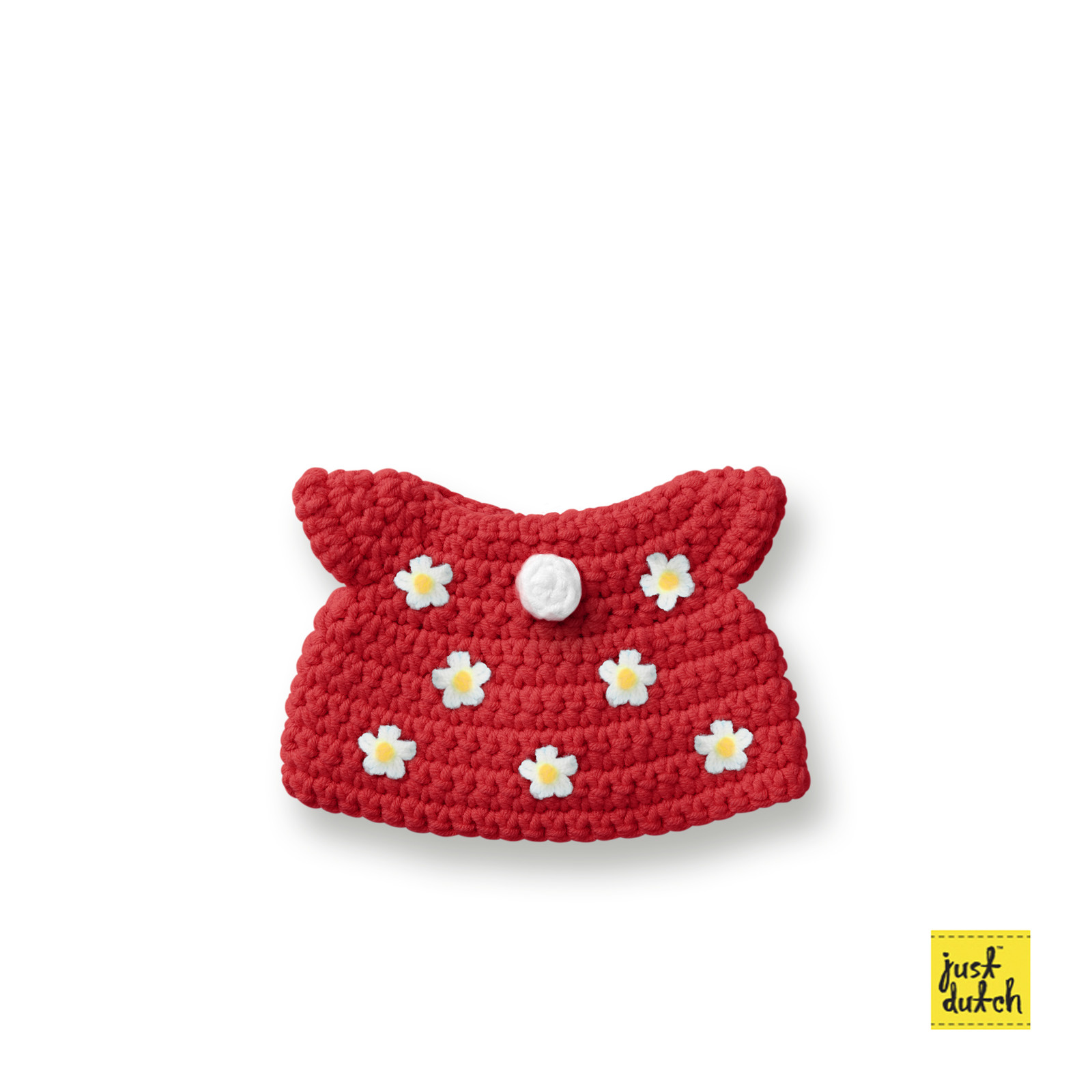 JUDPROMO Red flower dress handmade