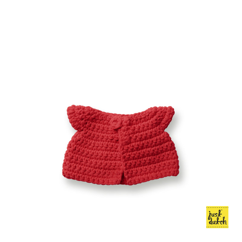 Red flower dress handmade