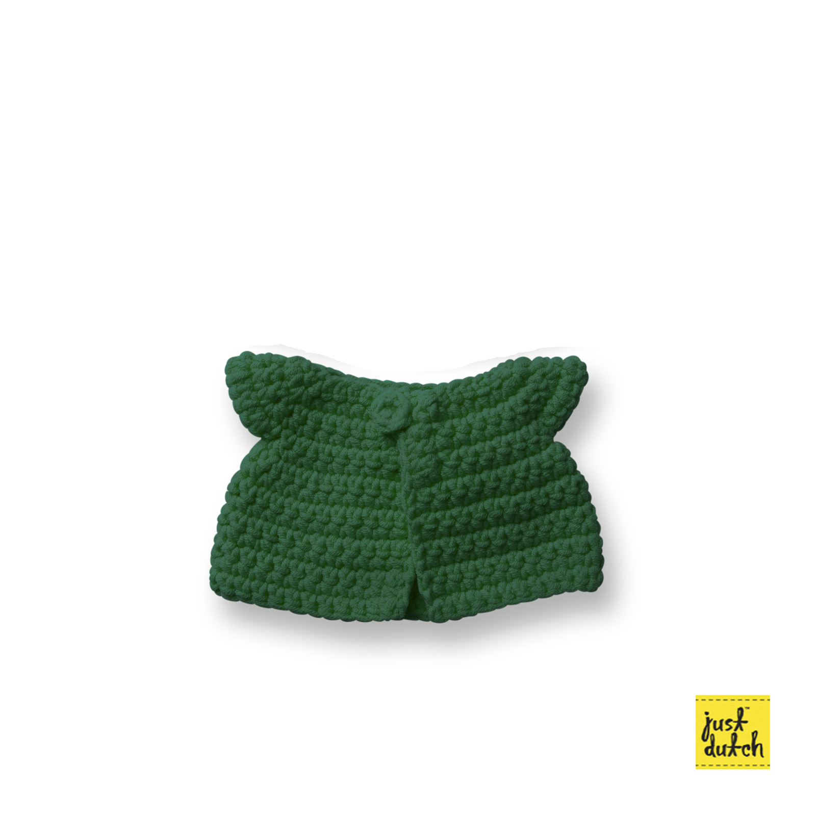 groene bloemenjurk handmade