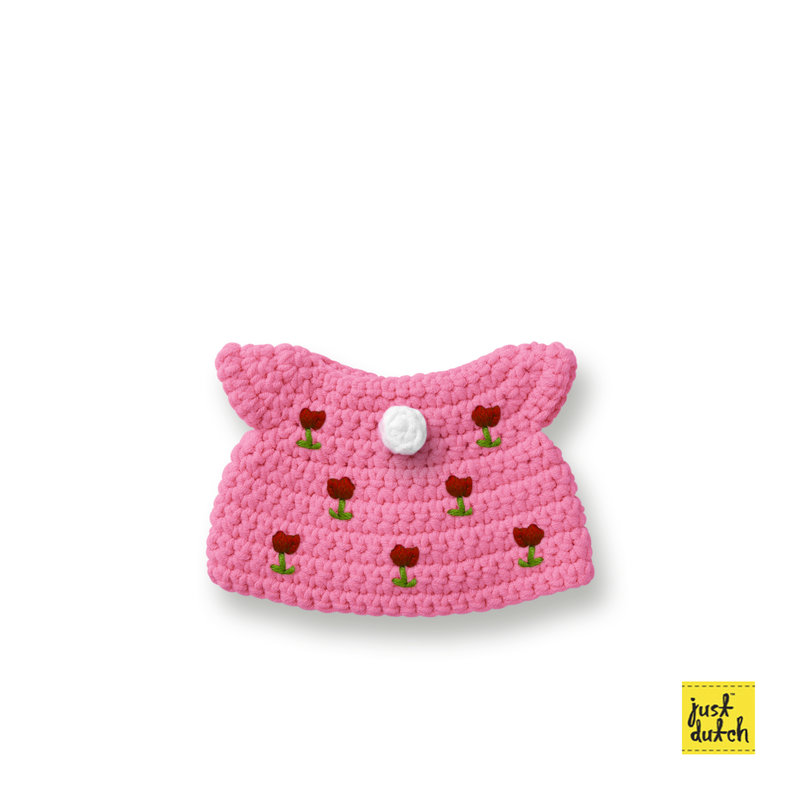 roze tulpenjurk handmade